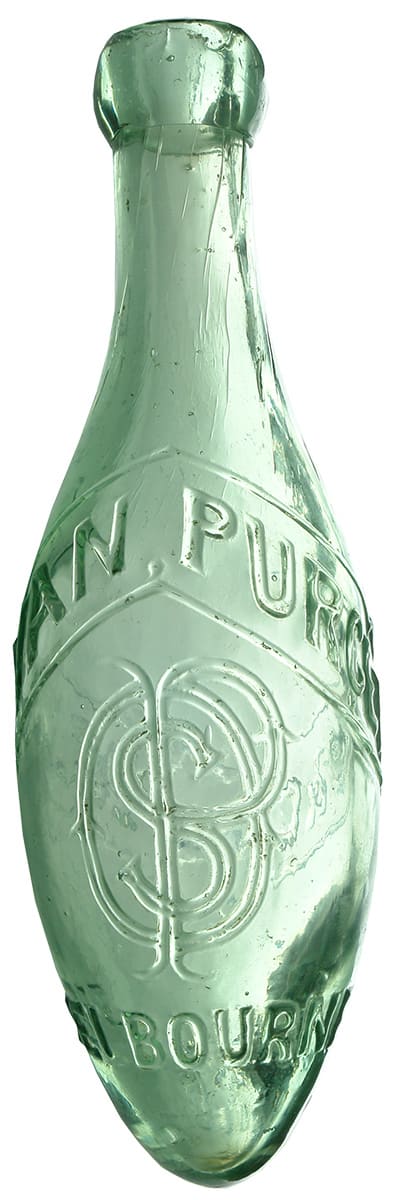 O'Sullivan Purcell Melbourne Antique Torpedo Soft Drink Bottle