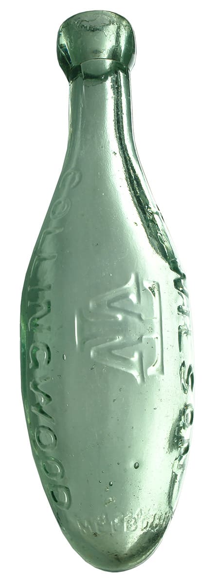 Wilson Collingwood Antique Torpedo Soft Drink Bottle