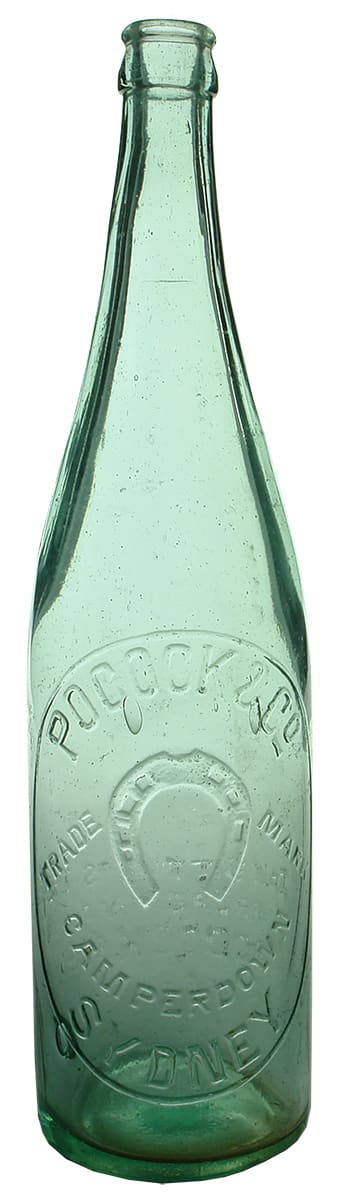 Pocock Horseshoe Camperdown Sydney Crown Seal Beer Bottle