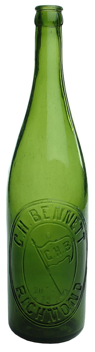 Bennett Richmond Flag Crown Seal Beer Bottle