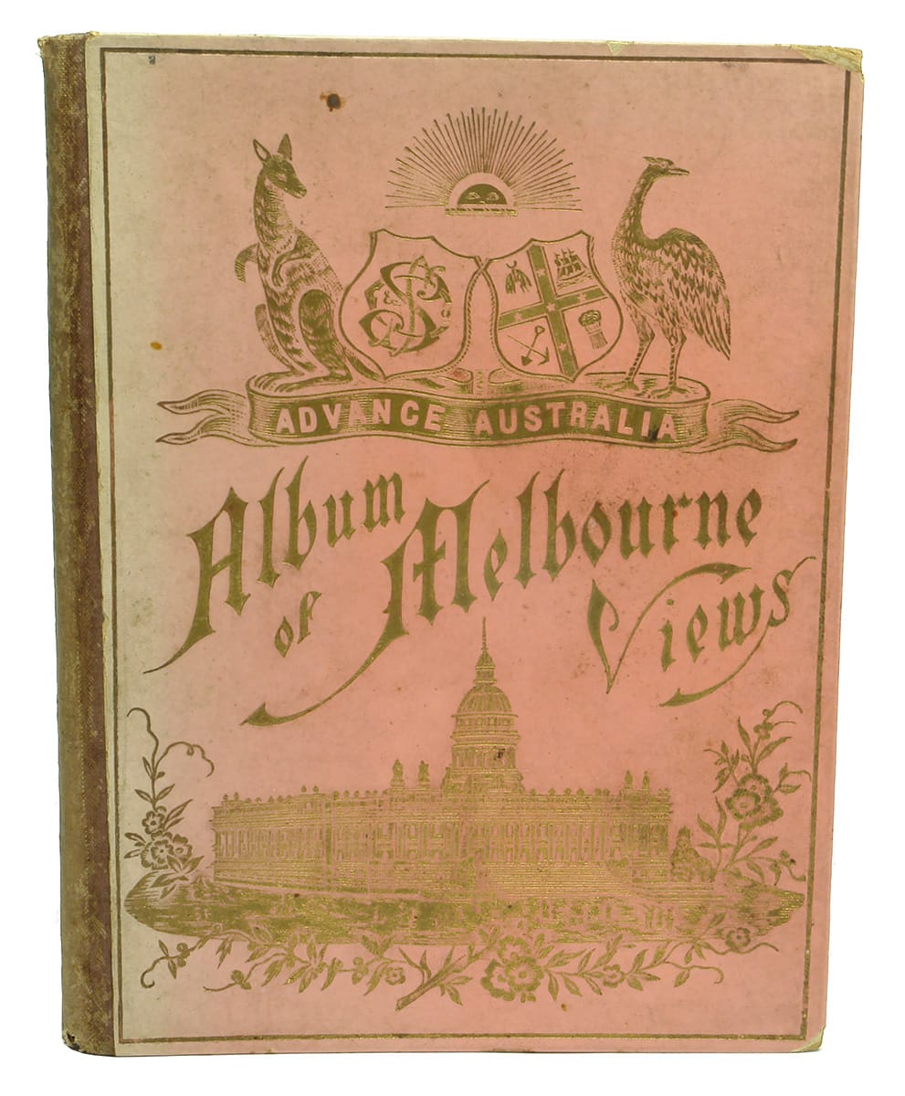 Album of Melbourne Views Antique Book