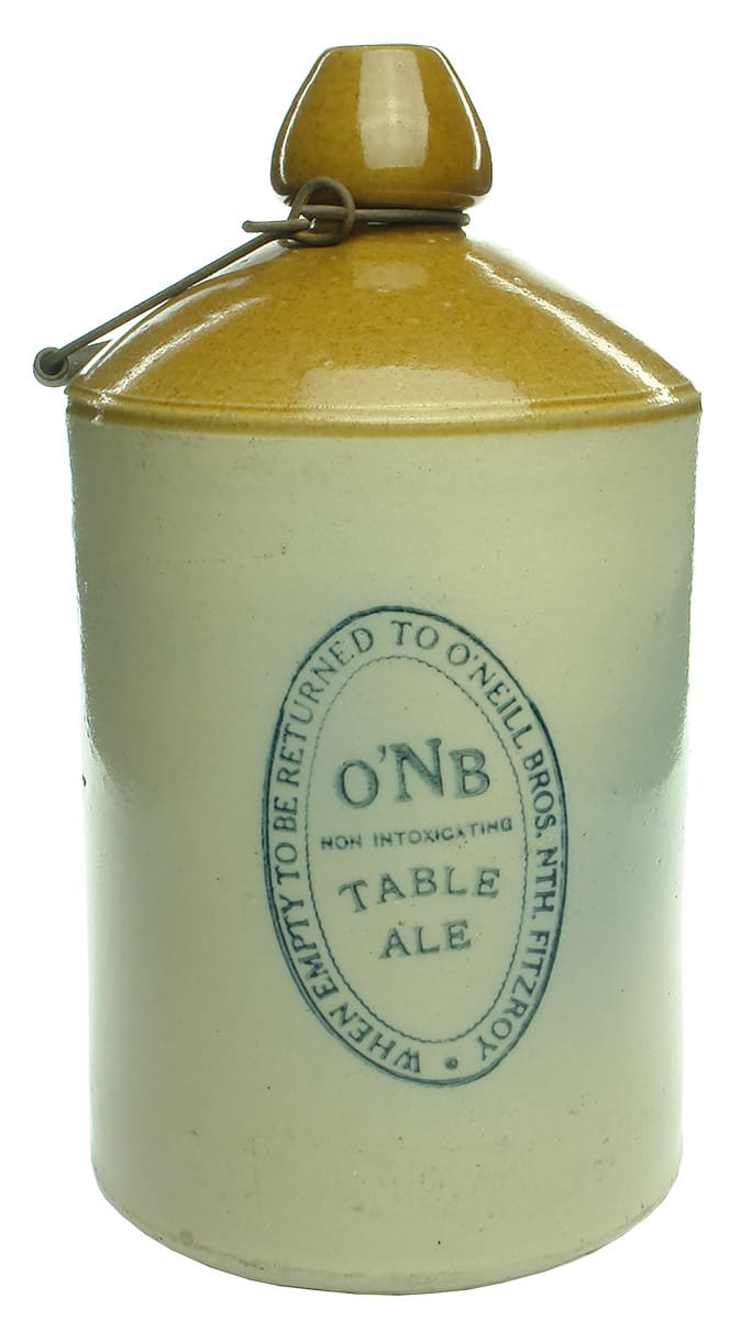 O'Neill Brothers North Fitzroy Table Ale Stoneware Demijohn