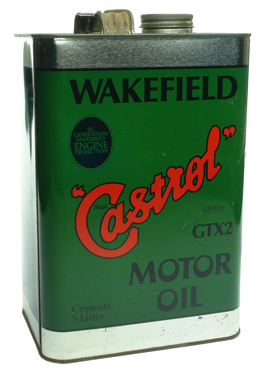 Wakefield Castrol Motor Oil Tin