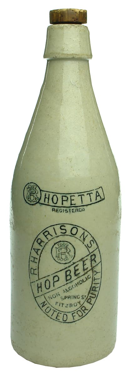 Harrison's Hopetta Fitzroy Stone Ginger Beer Bottle