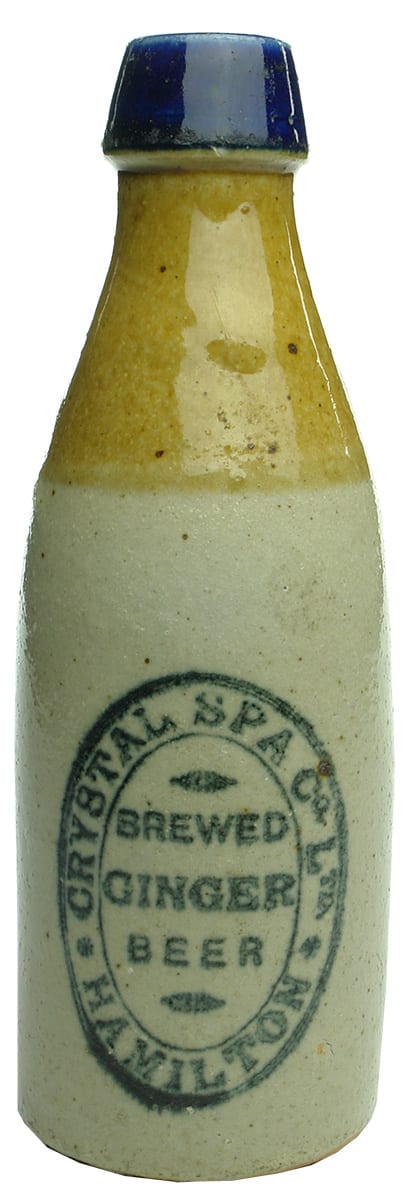 Crystal Spa Hamilton Stone Ginger Beer Bottle