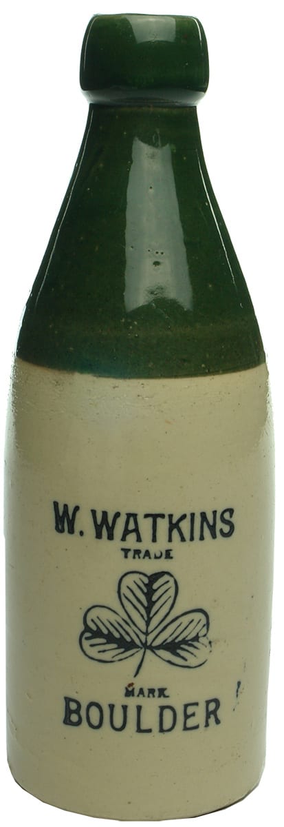 Watkins Boulder Stone Ginger Beer Bottle