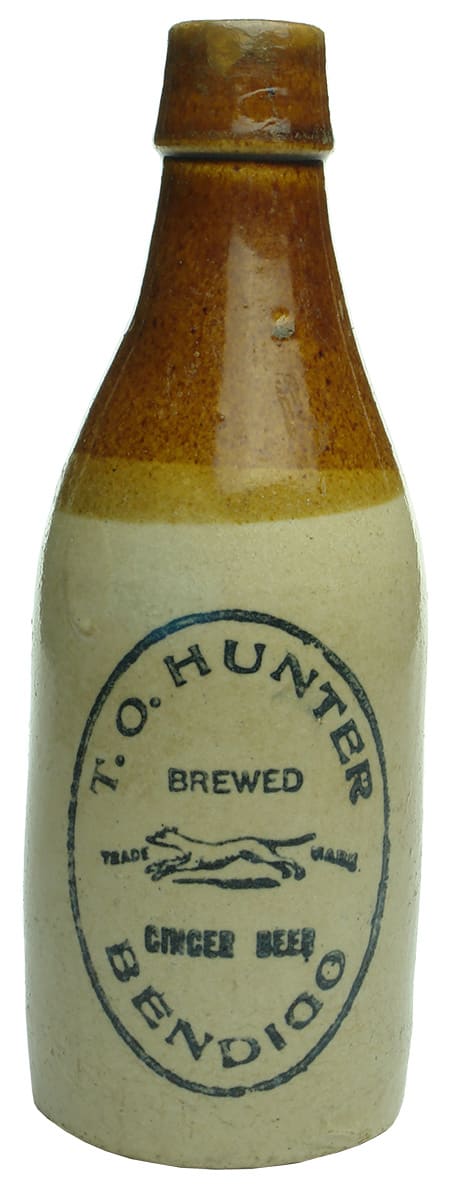 Hunter Bendigo Stone Ginger Beer Bottle