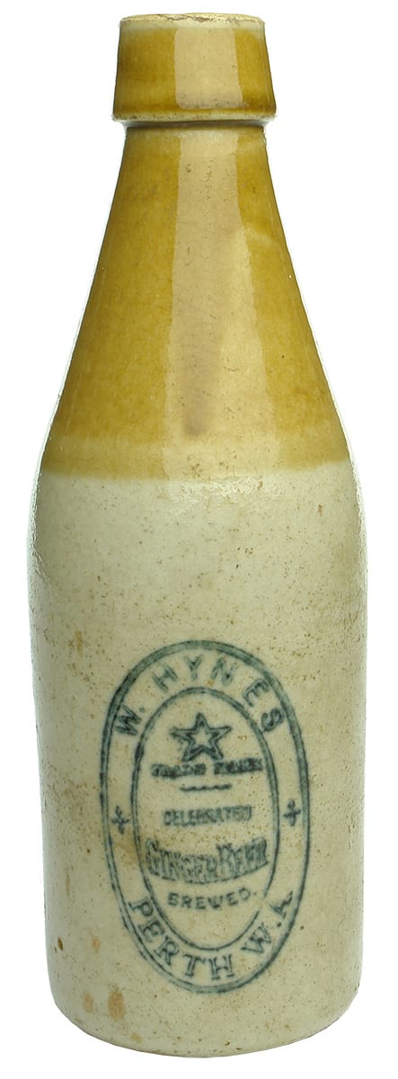 Hynes Perth Murchison Stone Ginger Beer Bottle