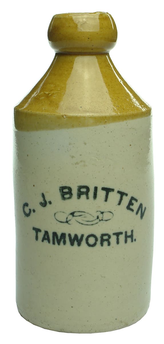 Britten Tamworth Stone Ginger Beer Bottle