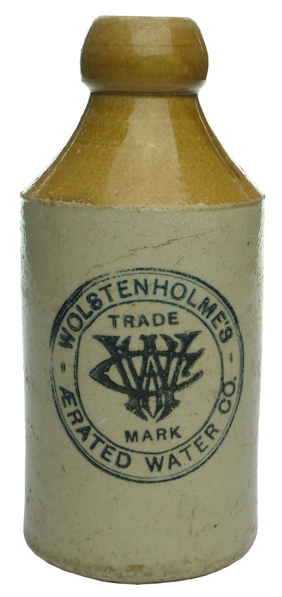 Wolstenholme's Stone Ginger Beer Bottle