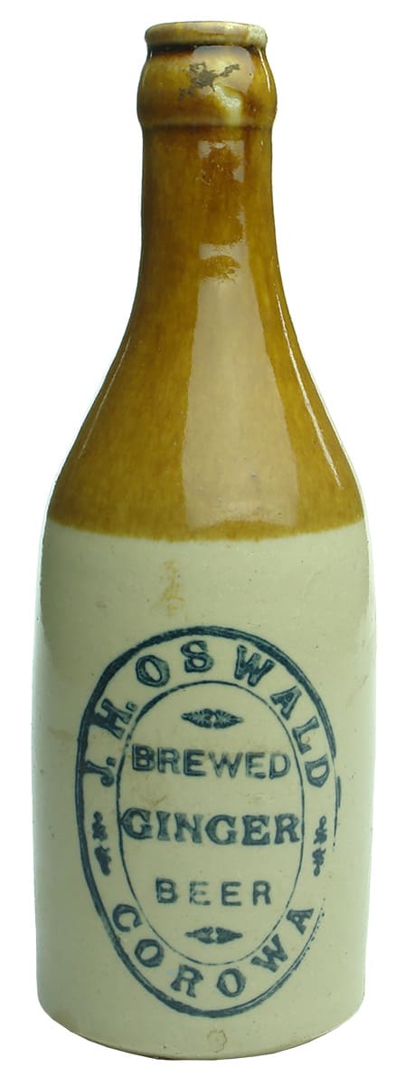 Oswald Corowa Stone Ginger Beer Bottle