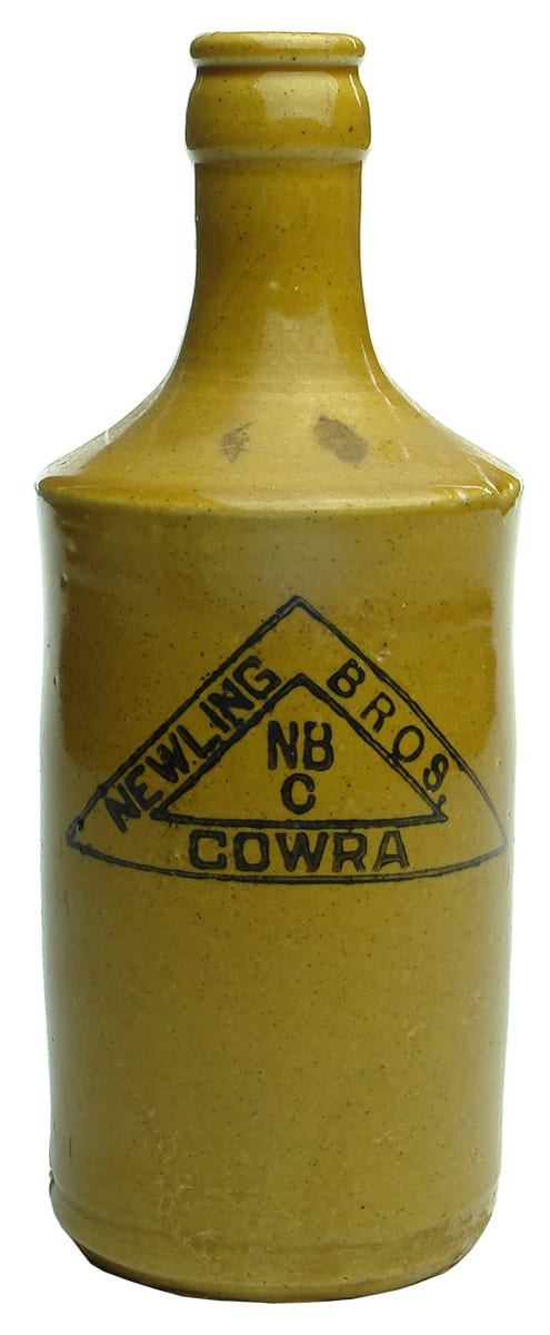 Newling Bros Cowra Stone Ginger Beer Bottle