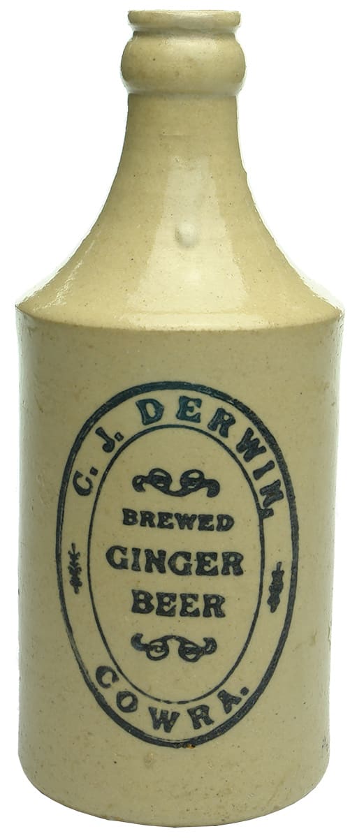 Derwin Cowra Stone Ginger Beer Bottle