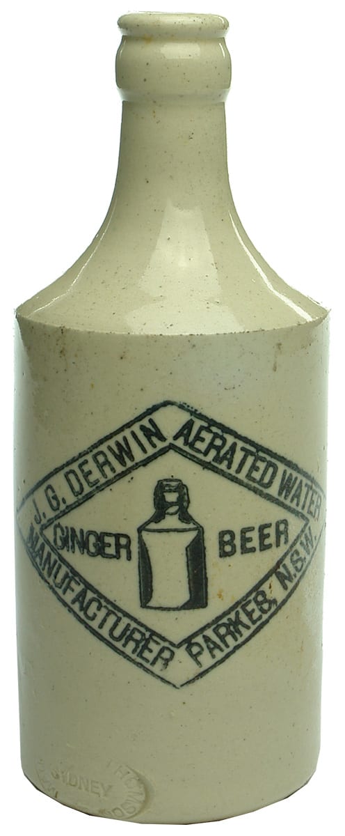 Derwin Parkes Stone Ginger Beer Bottle