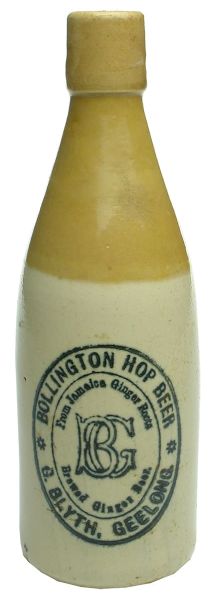 Bollington Hop Beer Blyth Stone Ginger Beer Bottle