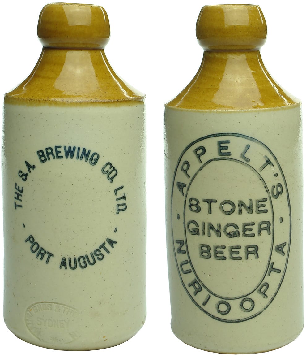 Old Antique Ginger Beer Bottles