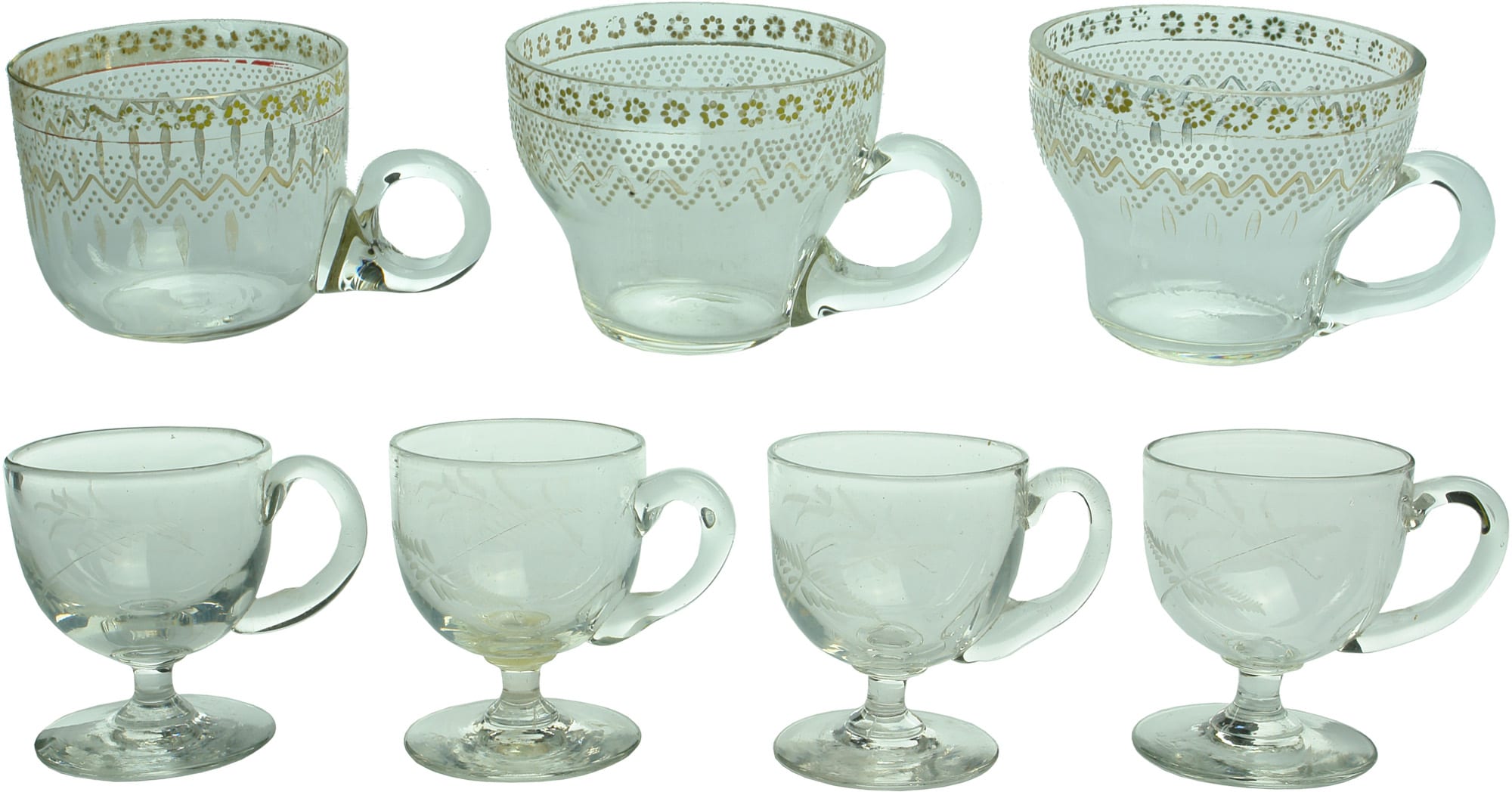 Old Antique Custard Cups