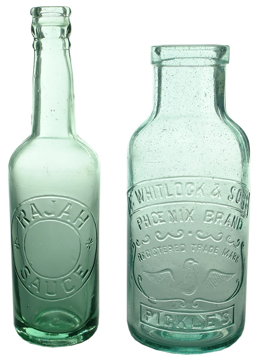 Antique Food Sauce Bottles