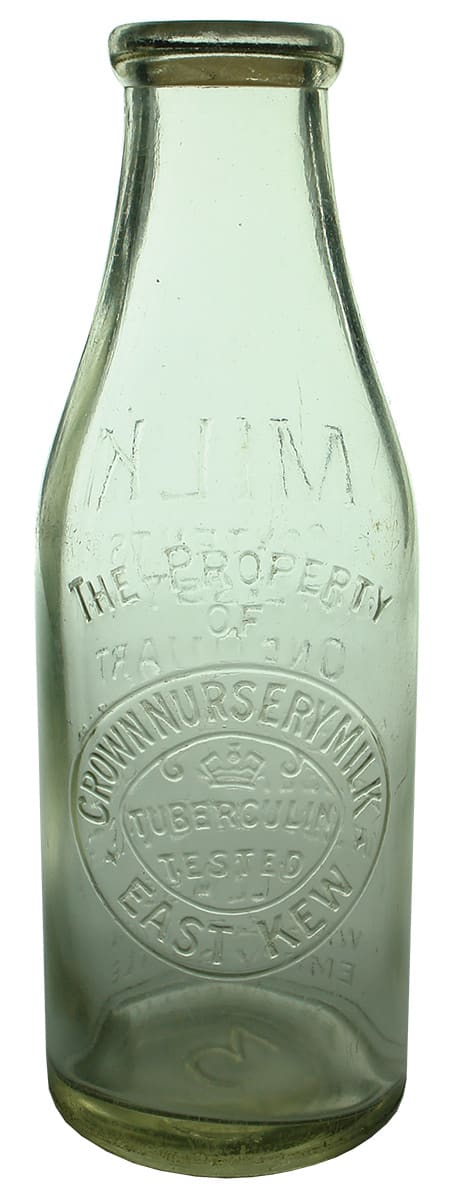 Crown Nursery Milk East Kew Bottle