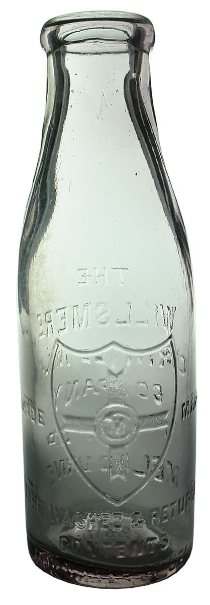 Willsmere Melbourne Antique Milk Bottle