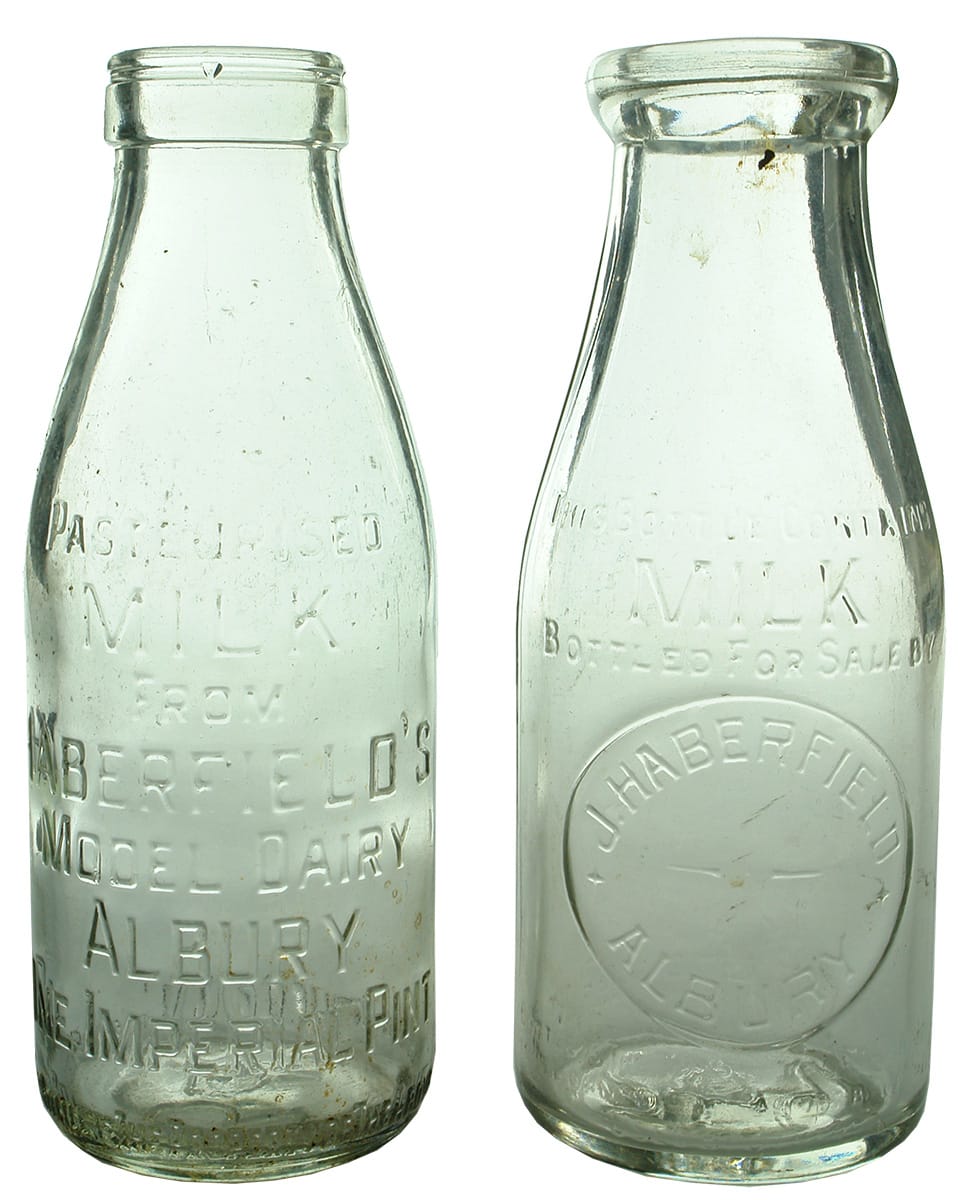 Old Vintage Milk Bottles