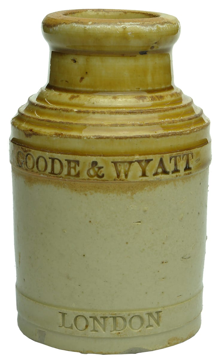 Goode Wyatt Stoneware Jar