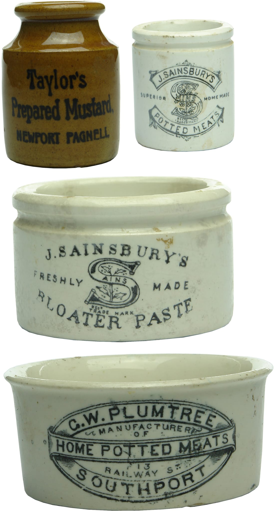 Old Household Stoenware Jars