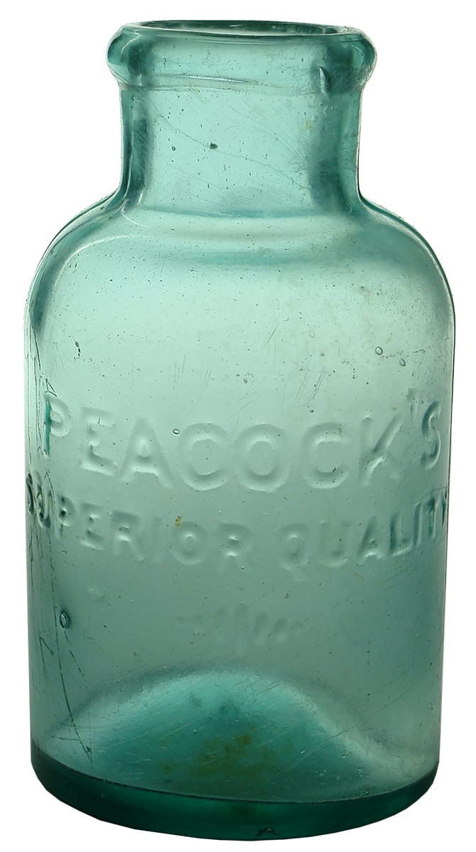 Peacock's Superior Quality Jam Jar