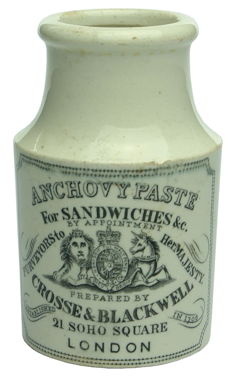 Anchovy Paste Crosse Blackwell Jar