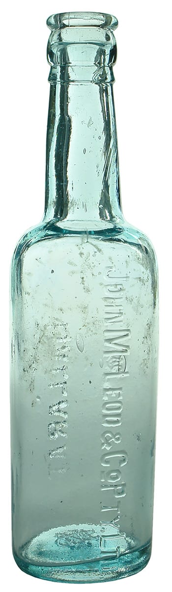 John MacLeod Ballarat Antique Sauce Bottle