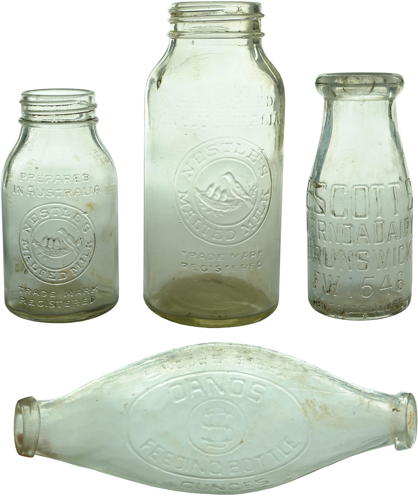 Old Antique Household Bottles