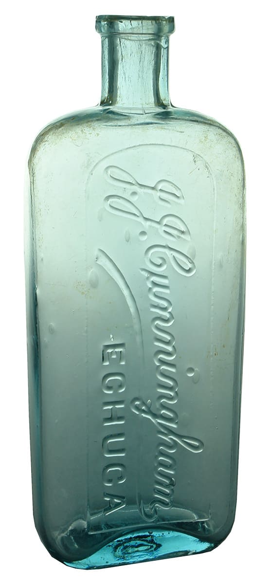 Cunningham Echuca Antique Chemist Bottle