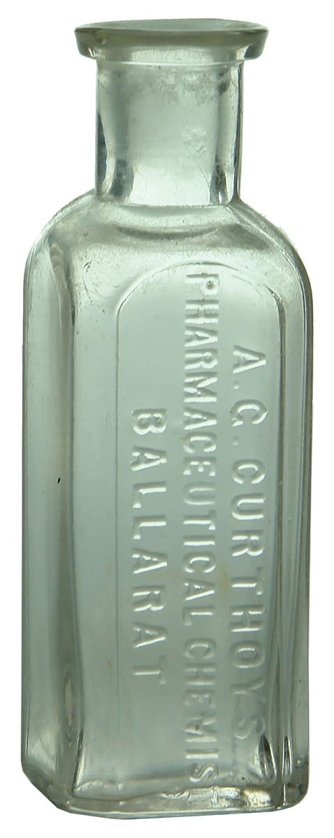 Curthoys Ballarat Antique Chemist Bottle