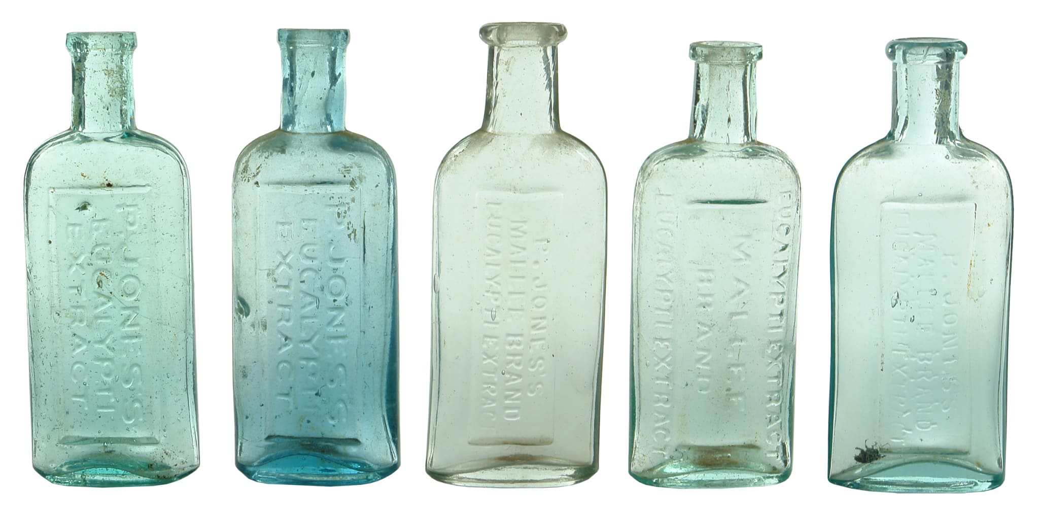 Old Antique Eucalyptus Oil Bottles