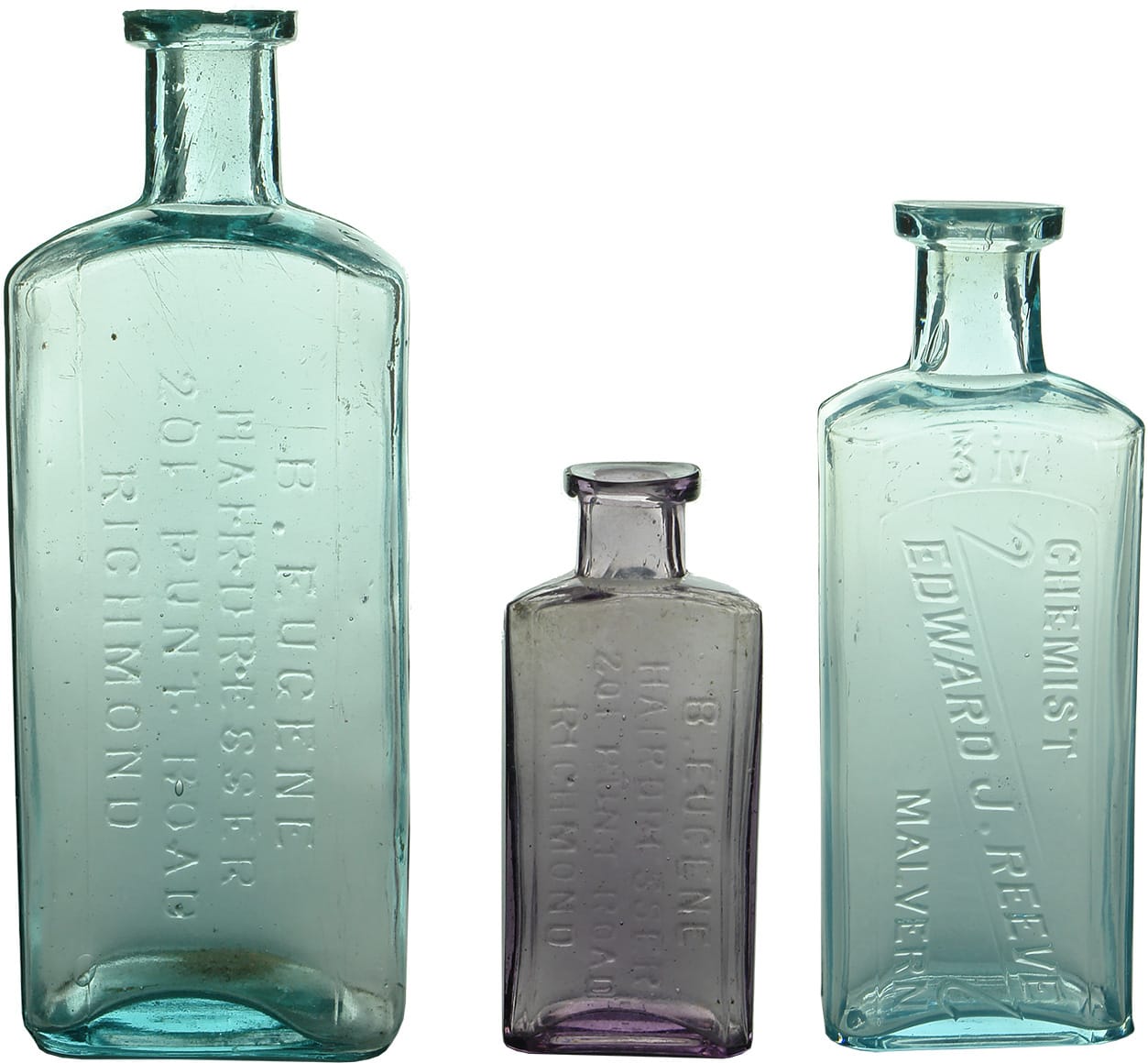 Old Hair Restorer Chemist Bottles