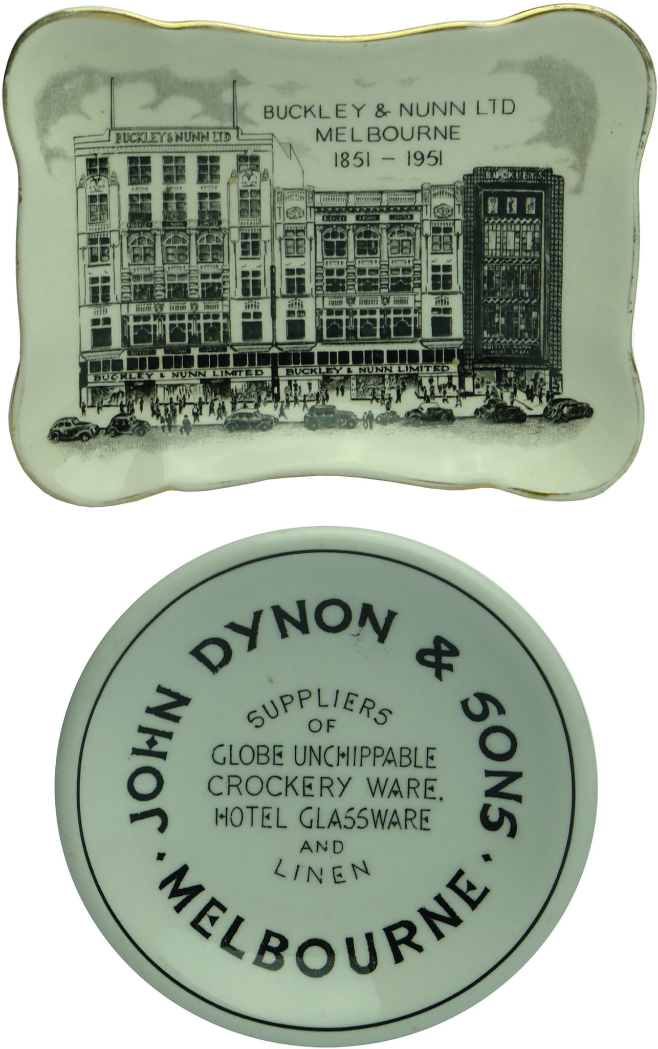 Old Advertising Change Trays