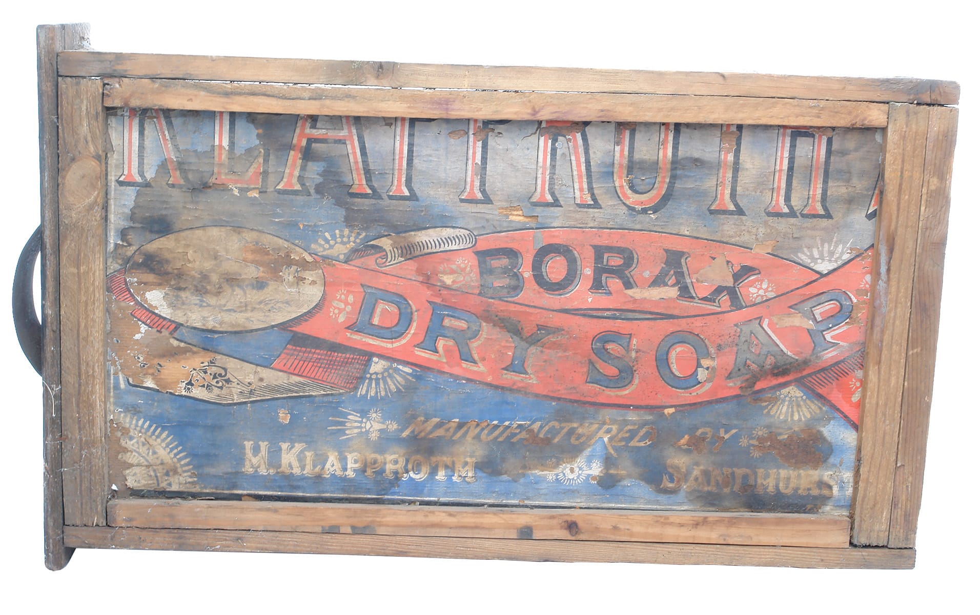 Klapproth Sandhurst Borax Soap Advertising