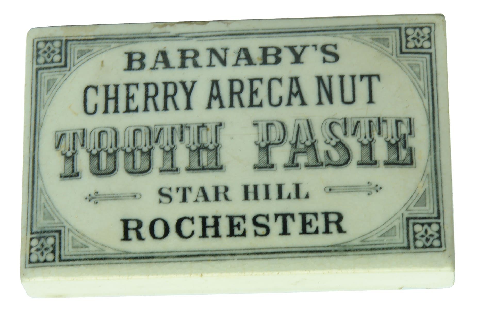 Barnadby's Areca Nut Rochester Antique Pot Lid