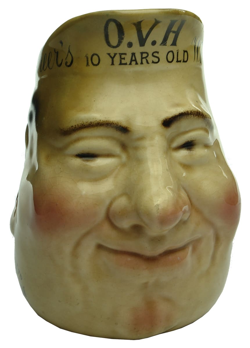 Greer's OVH Whisky Face Jug