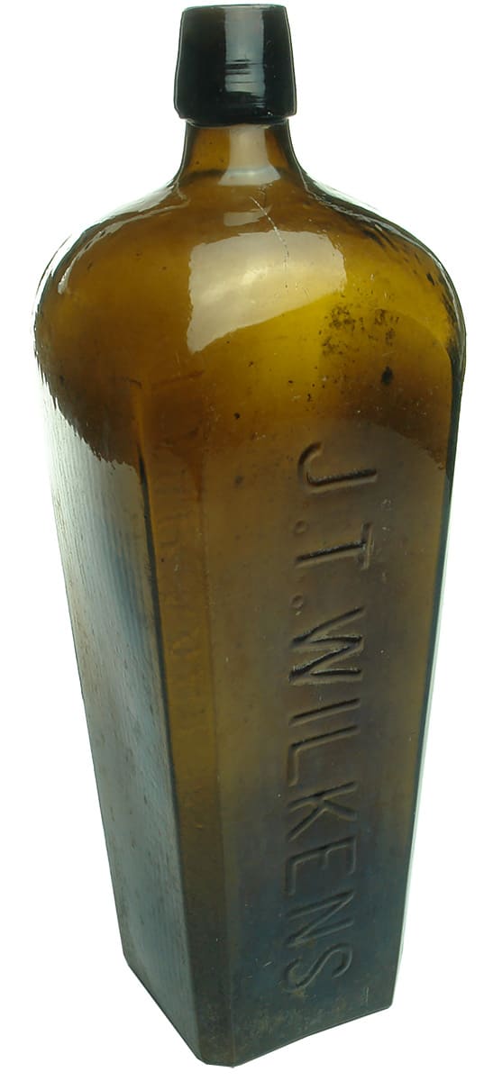 Wilkens Tjap Matjan Antique Gin Bottle