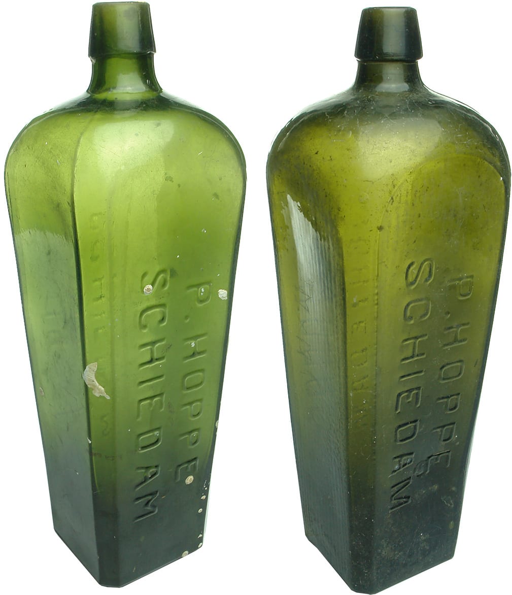 Old Antique Gin Bottles