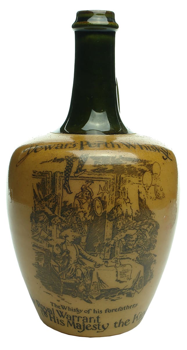 Dewar's Perth Whisky Stoneware Jug