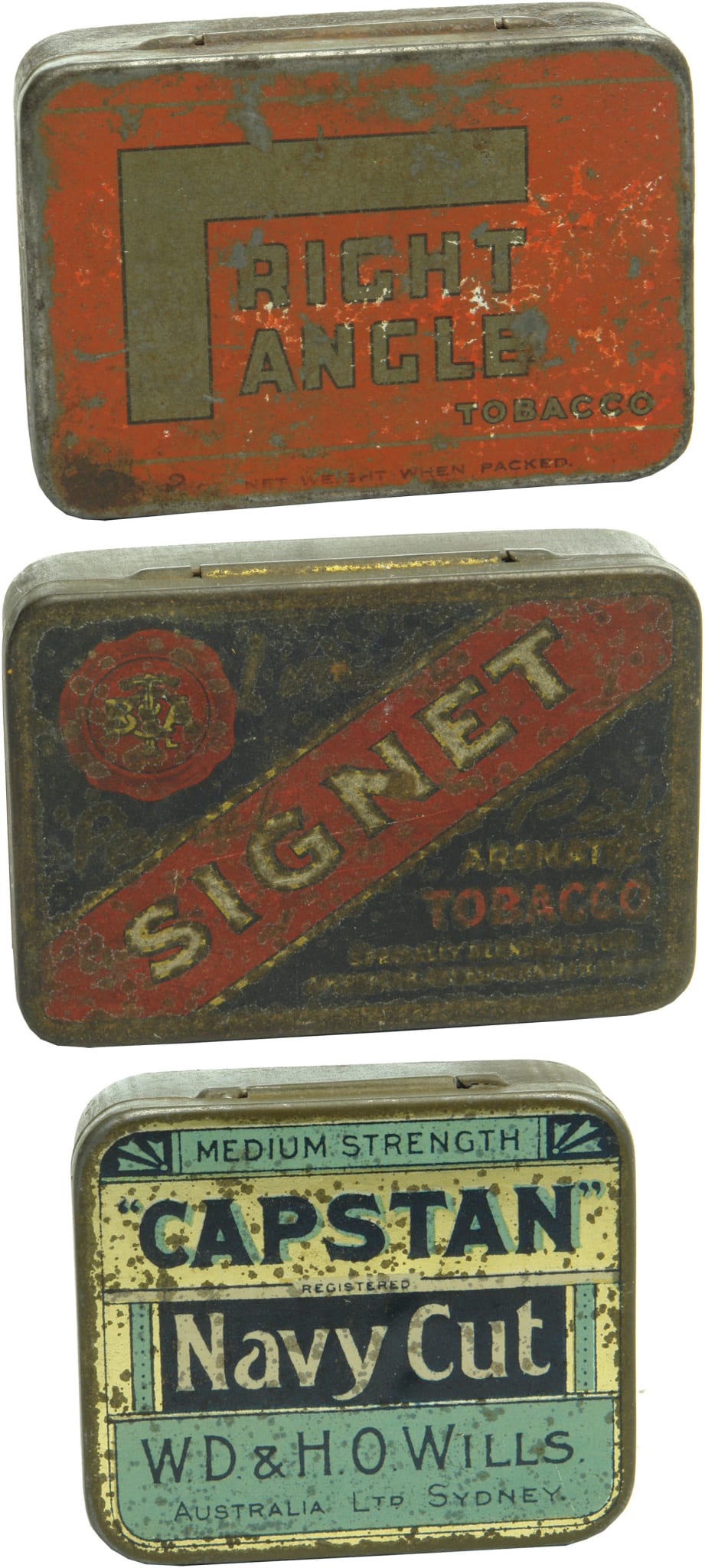 Old Tobacco Tins