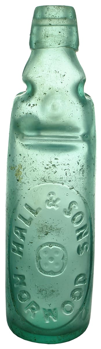 Hall and Sons Norwood Patent Marble Bottle