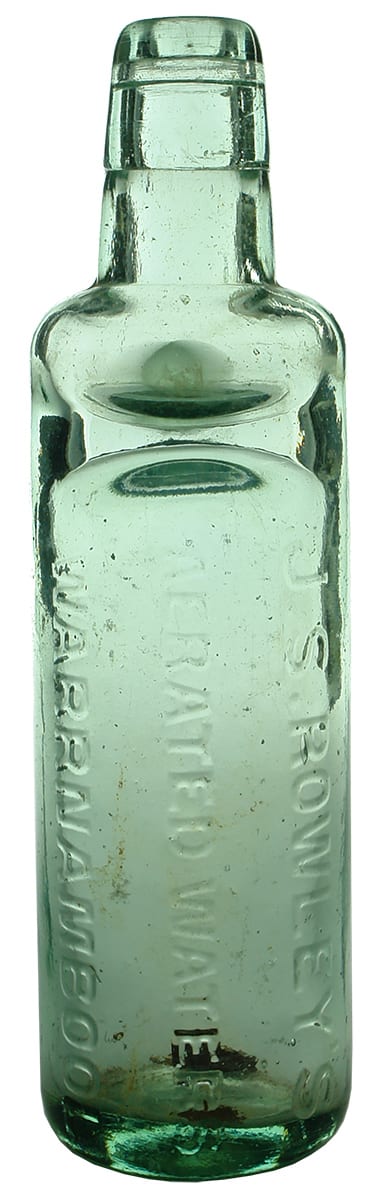 Rowleys Aerated Waters Warrnambool Codd Marble Bottle