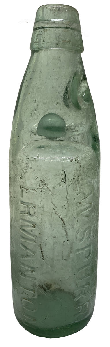 Spurr Germanton Codd Marble Bottle