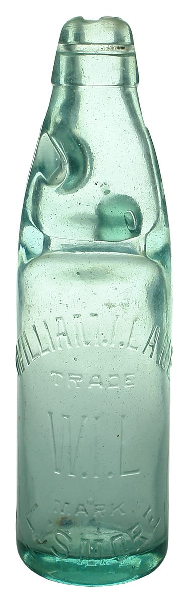 William Lane Lismore Codd Marble Bottle