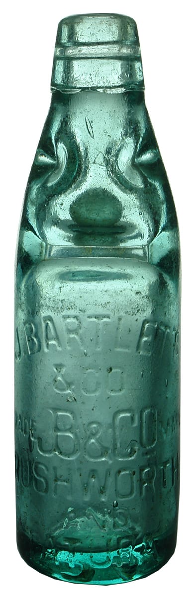 Bartlett Rushworth Tatura Soda Water Codd Marble Bottle