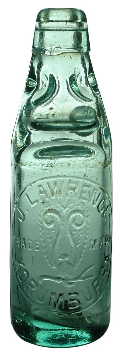 Lawrence Korumburra Codd Marble Bottle