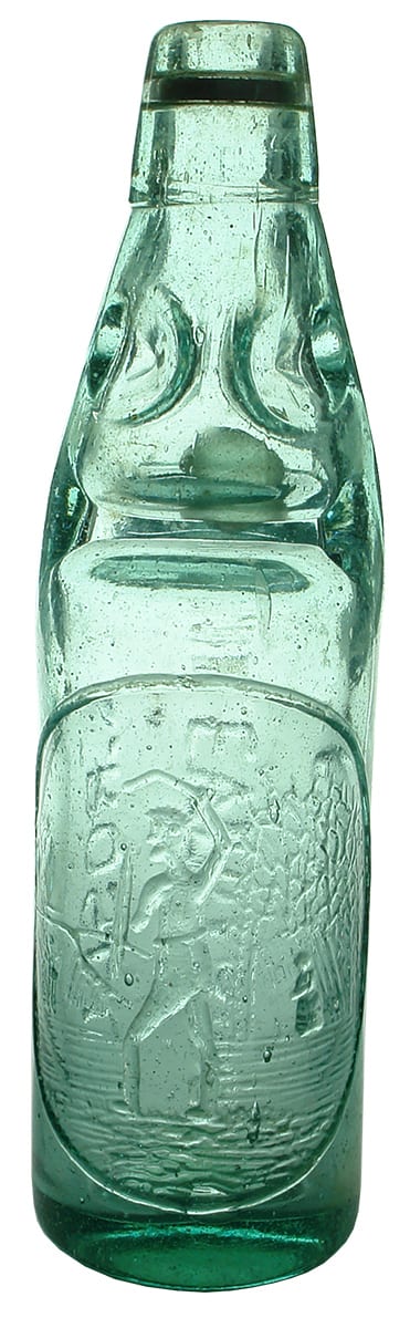 Rosel Millewa Factory Echuca Codd Marble Bottle